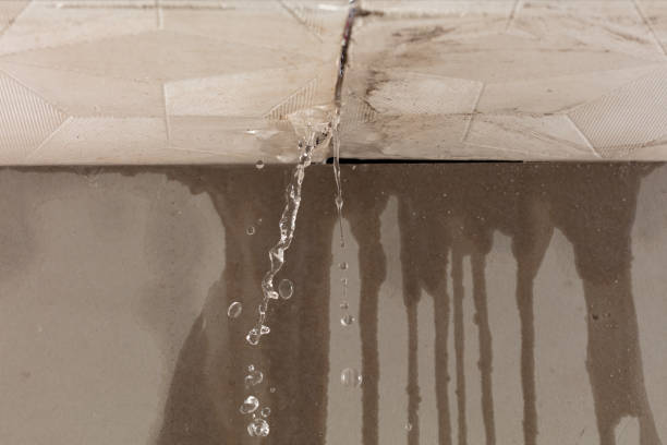 Professional Burst Pipe Cleanup technician working in Harmonsburg, PA